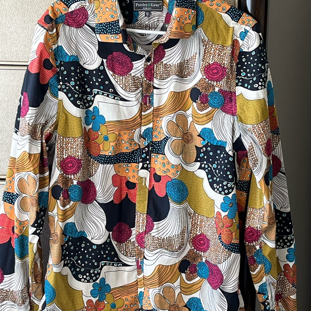 Paisley & Gray Multicolor Patterned Shirt